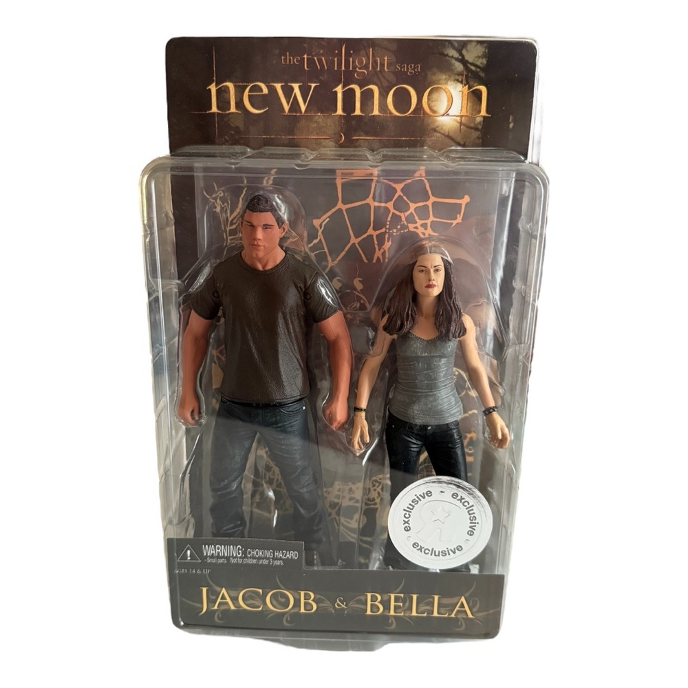 Twilight New Moon Jacob & Bella 7 Inch Action Figure 2-Pack NECA SEALED